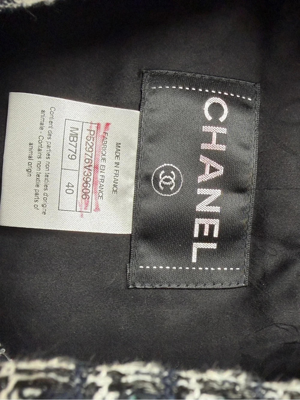 Chanel Turquoise Patterned Cotton Jacquard Paris-Seoul Blazer NWT 40